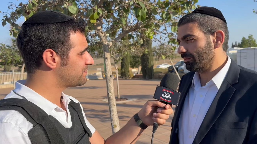 השר מיכאל מלכיאלי בריאיון מהעיר אשקלון המופגזת