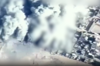 צפו בתיעוד: כך הותקפו 12 בניינים רבי-קומות של חמאס