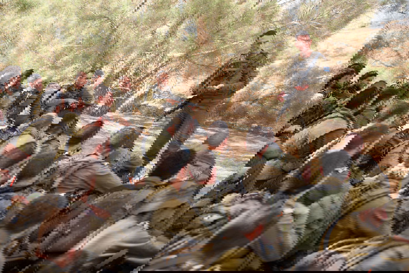 הרמטכ"ל עם הלוחמים בדרום