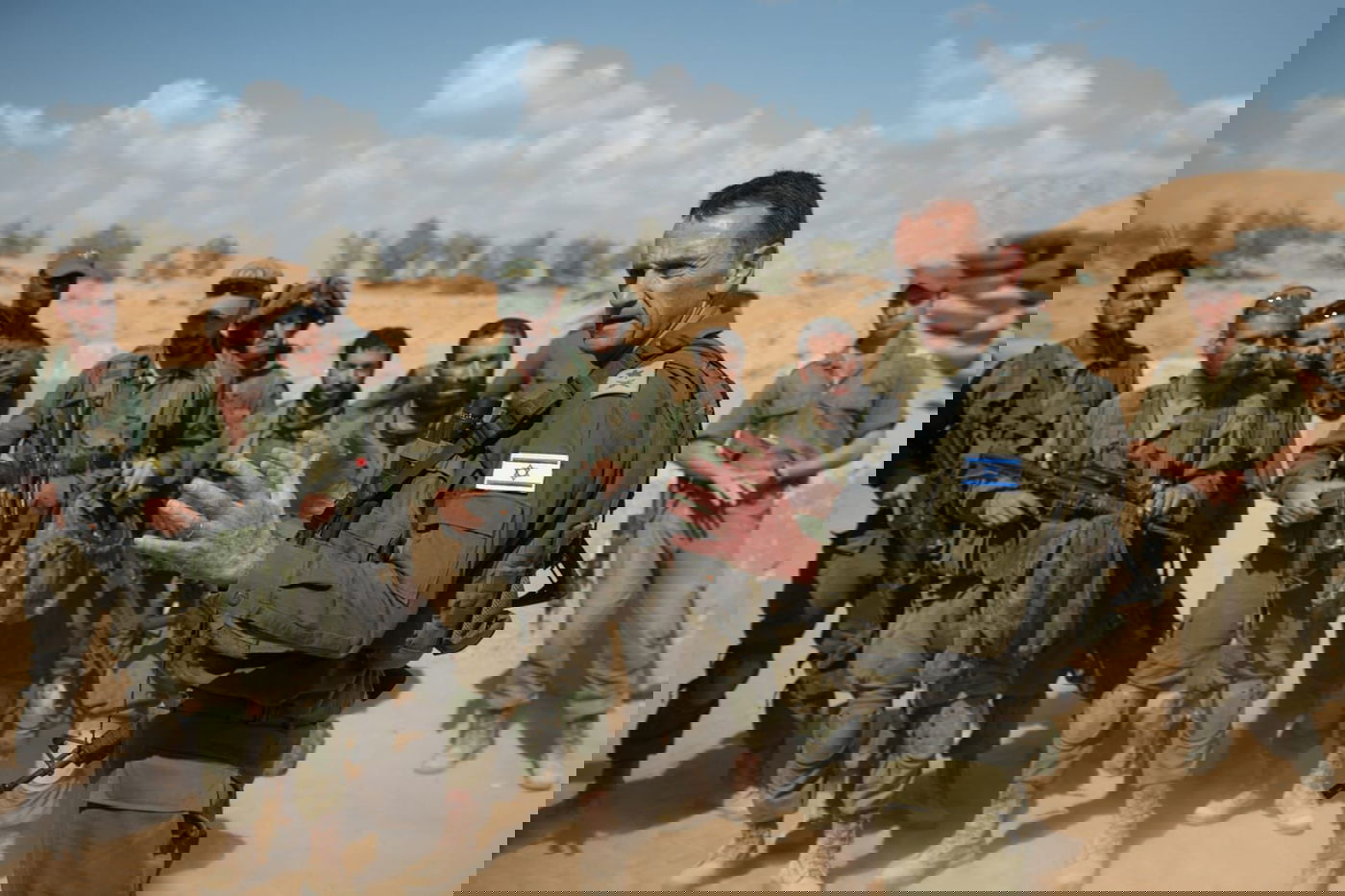 הרמטכ"ל עם הלוחמים בדרום