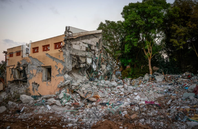 מעט מההרס בדרום