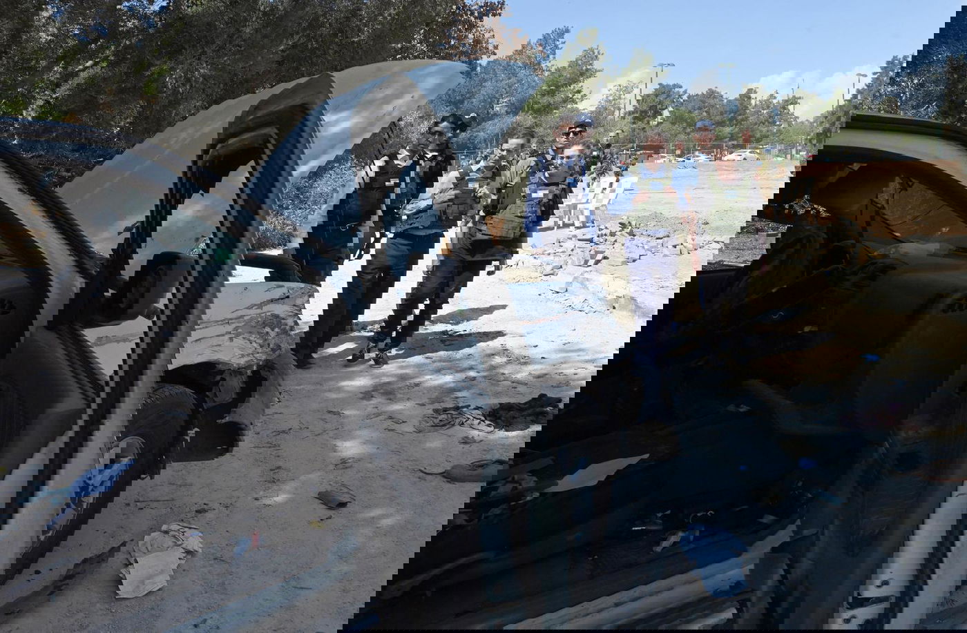 הנשיא בקיבוץ בארי