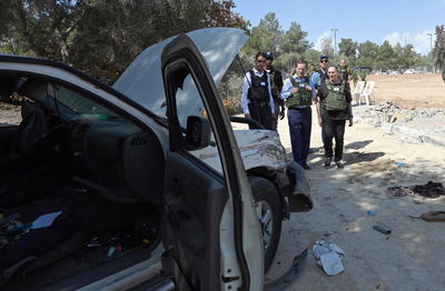 הנשיא בקיבוץ בארי