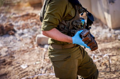 חייל בגבול עזה