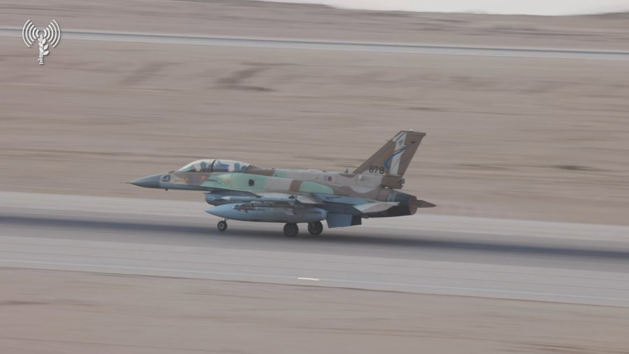 פעילות מטוסי ׳סופה׳ (F16I)