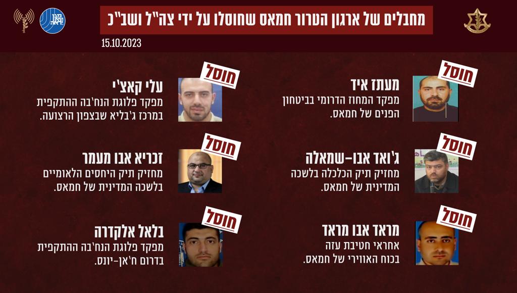 ששת מחוסלי החמאס