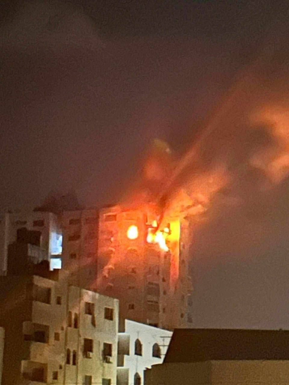 כך זה נראה. הסיכול במגדל יוקרה בעזה