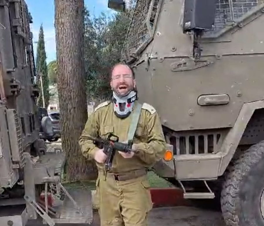 תיעוד מהשטח: החזן התגייס וערך 'מי שברך' לחיילים