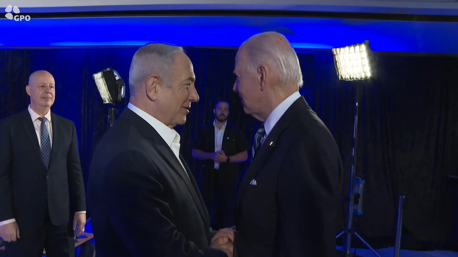 הנשיא ביידן ובנימין נתניהו 