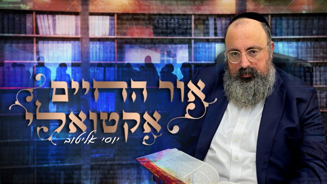 אור החיים אקטואלי | אין לנו זכות לברוח מהחזית • צפו