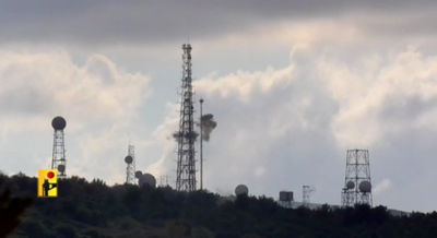 חיזבאללה מפרסם תיעוד: פגיעת ירי הנ"ט בראש הנקרה 