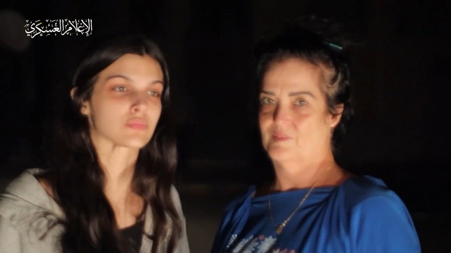 הסרטון שפרסם חמאס משחרור החטופות