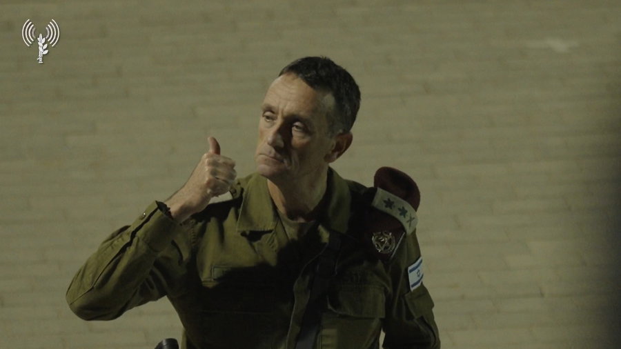 הרמטכ"ל בשיחה עם מפקדי גולני
