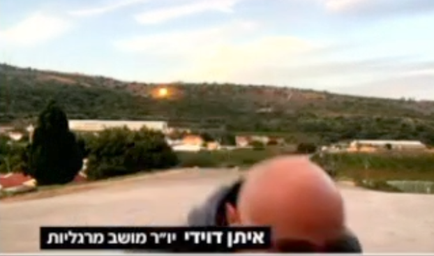 הפיצוץ בעז באמצע הריאיון בשידור חי