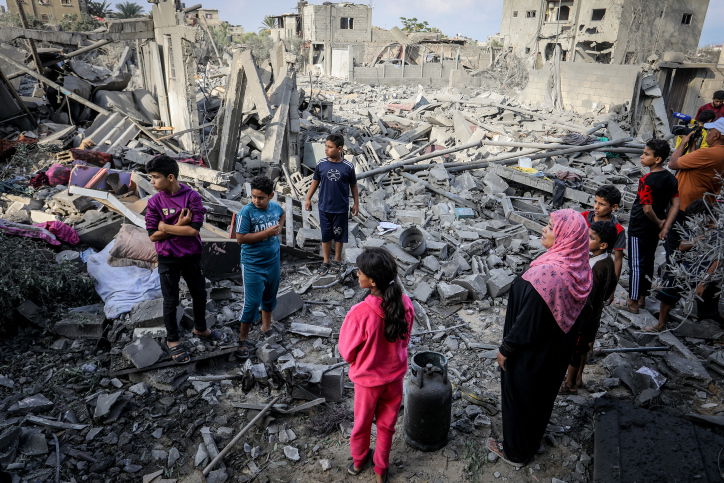 ההריסות בעזה מתקיפות צה"ל, היום