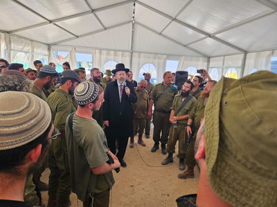 הרב הראשי ללוחמי צה"ל: "בזכות האחדות והאמונה ננצח"
