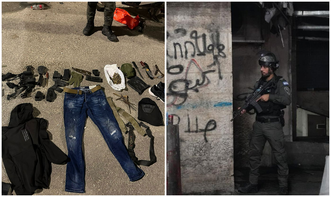 פעילות הכוחות, הלילה בירושלים