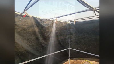 לוחמי האש בנו מקלחת ניידת לחיילים בשטחי הכינוס | צפו