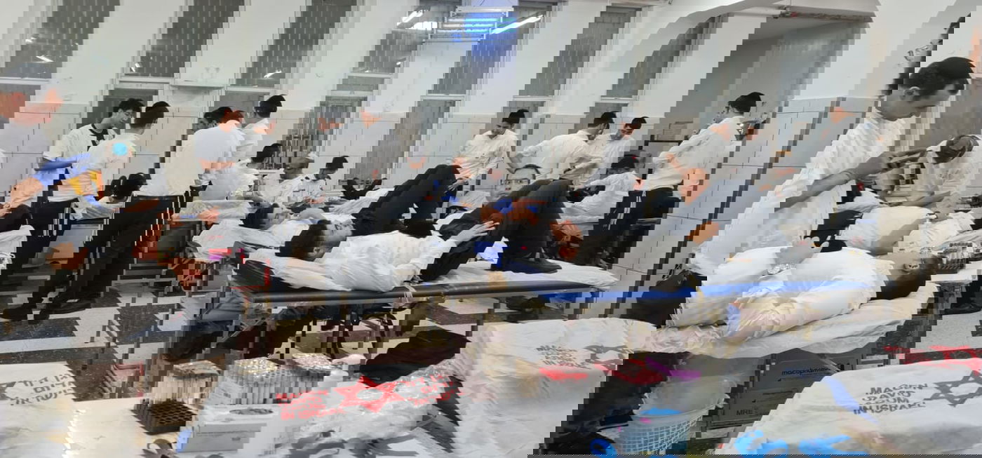 תרומות דם המוניות בהיכלי הישיבות