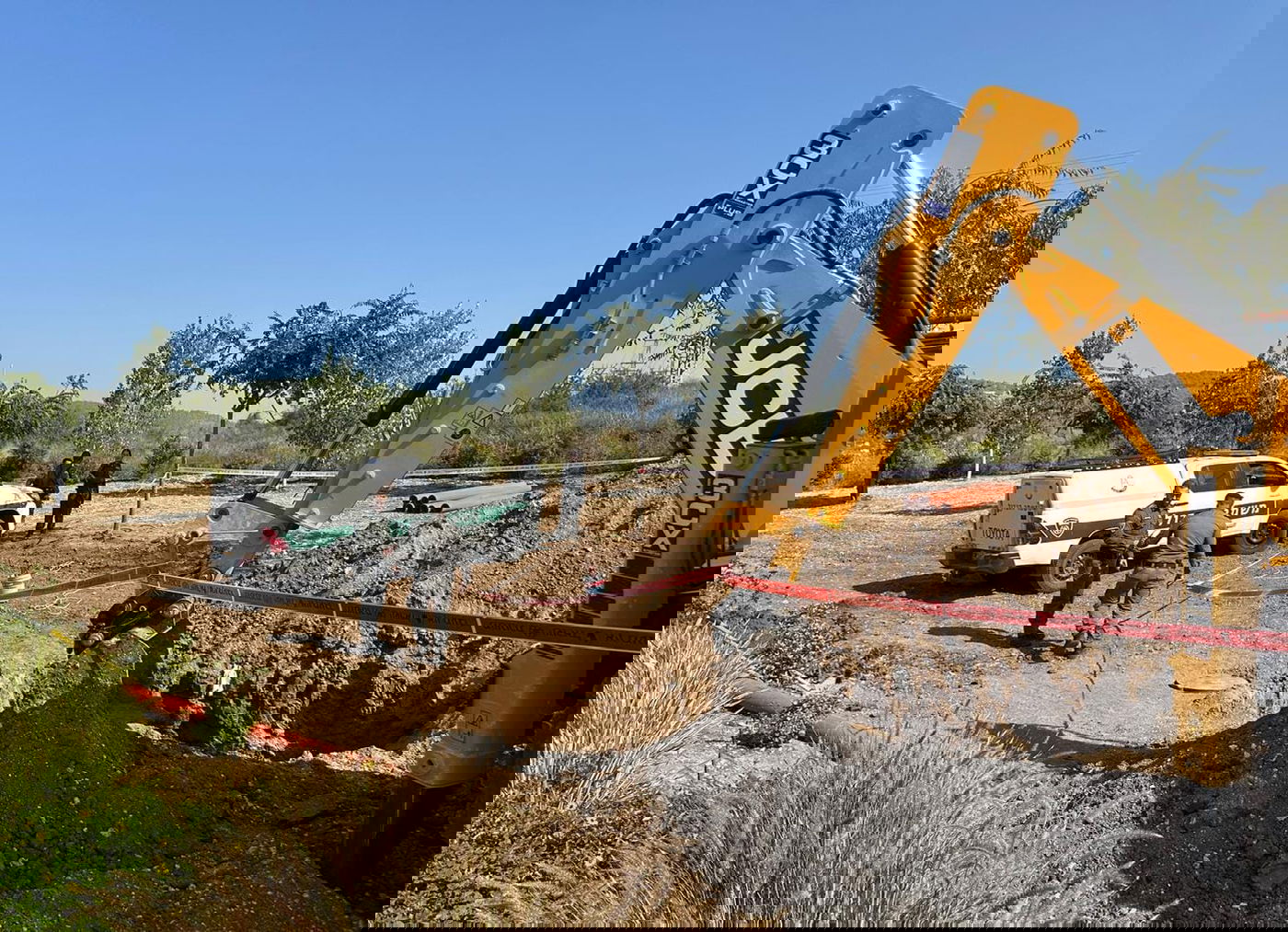 זירת התאונה