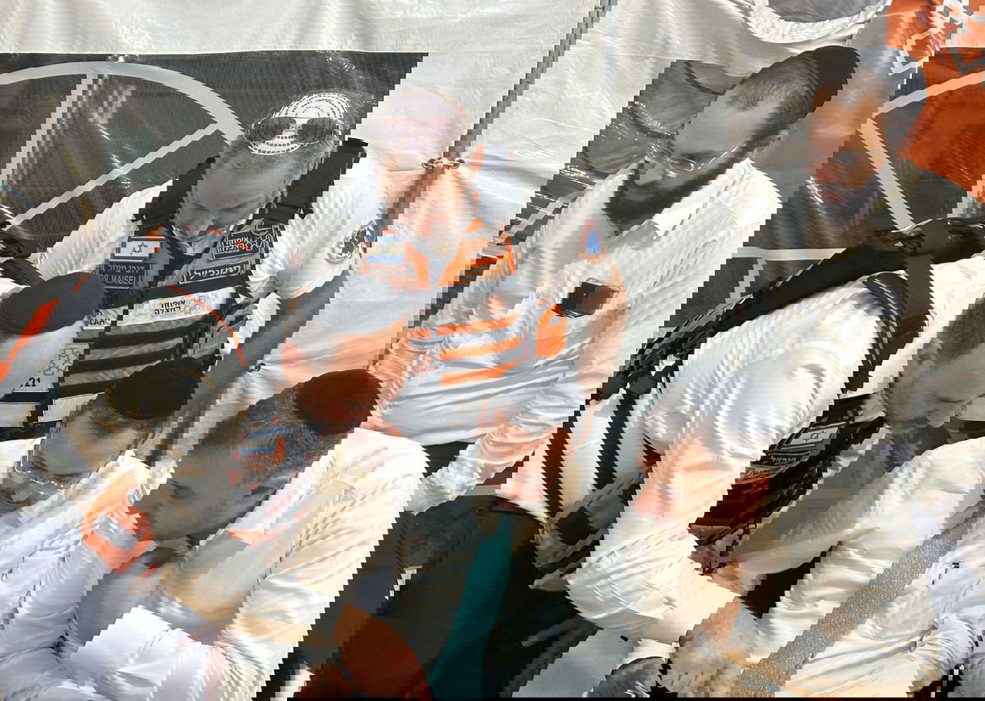 שר הבריאות בביקור בשטח כינוס של איחוד הצלה בדרום