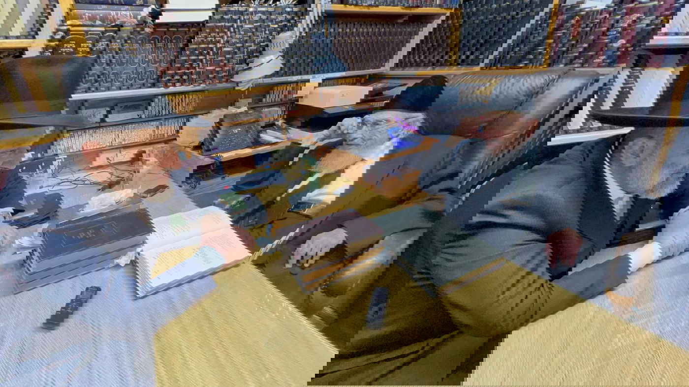 אריה דרעי במעונו של ראש הישיבה זצ"ל