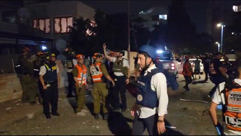 זירת הנפילה באשדוד