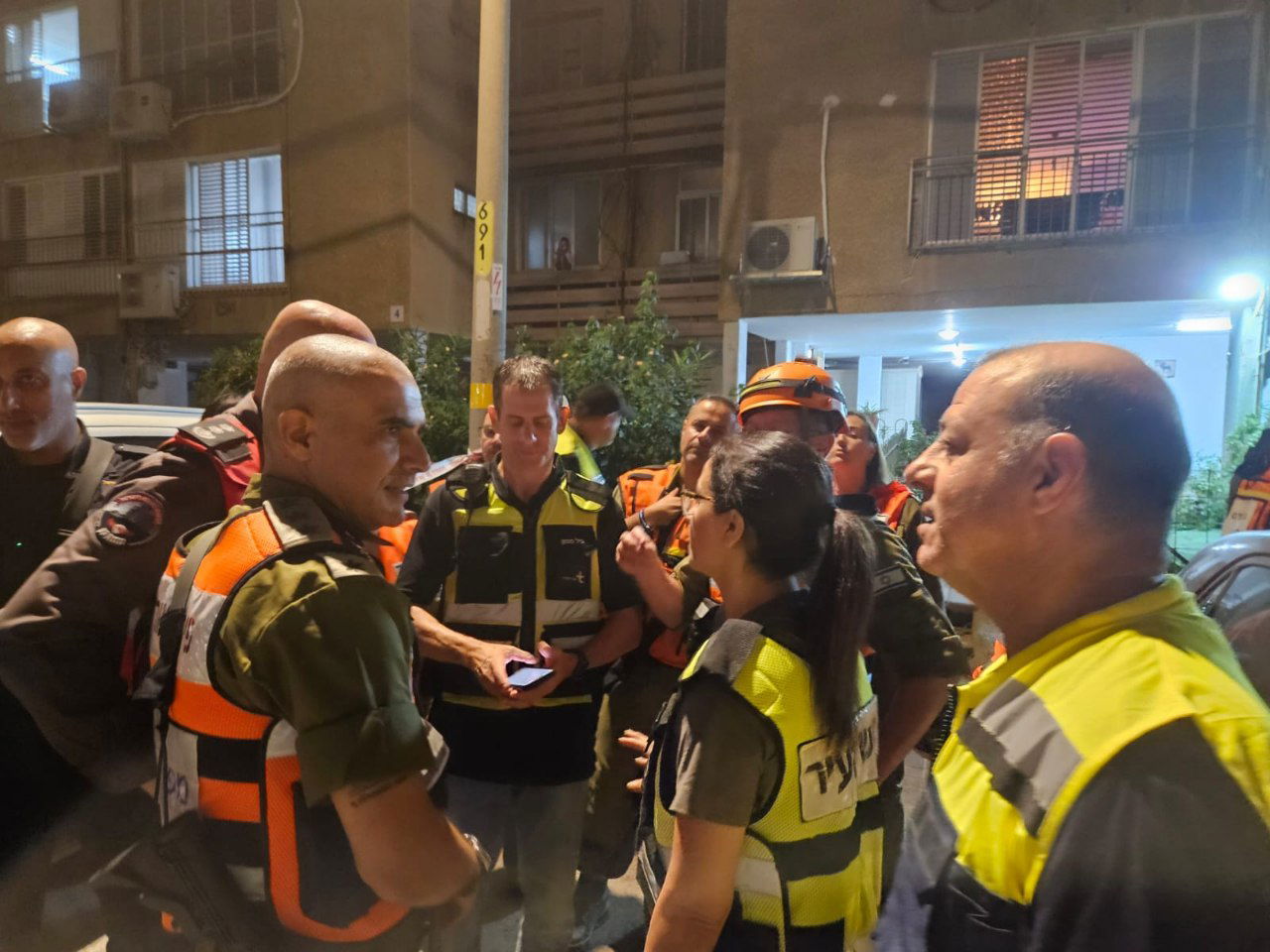 זירת נפילה, הערב באור יהודה