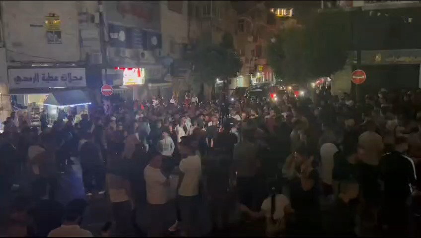 ההפגנות בג'נין הערב