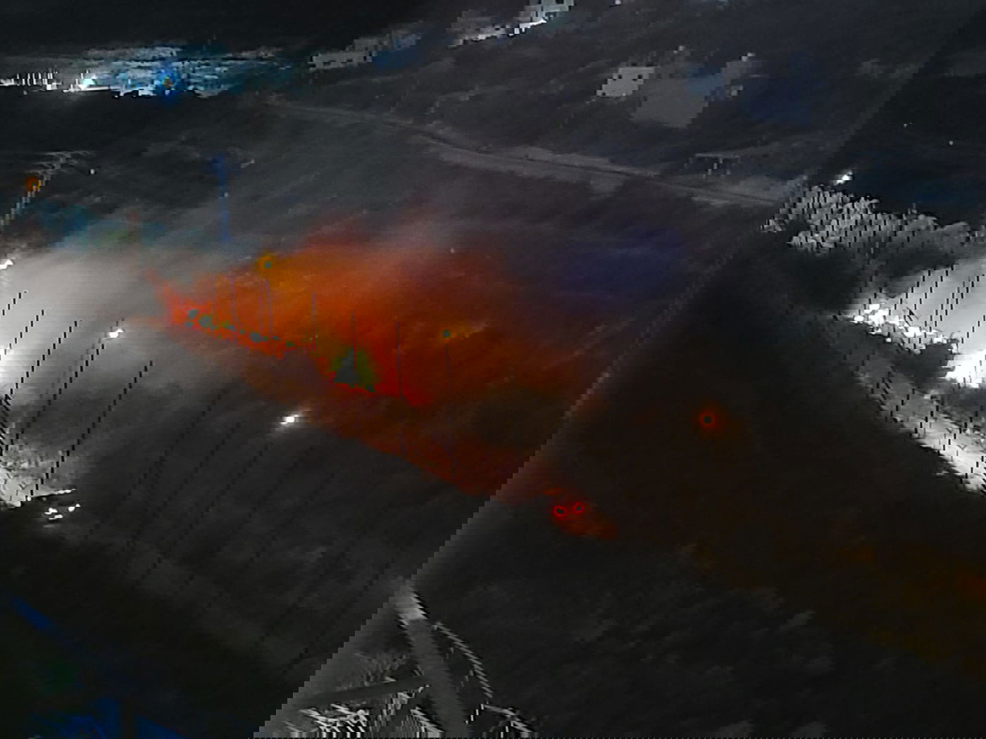 פיצוץ  על הגדר בביתר עילית