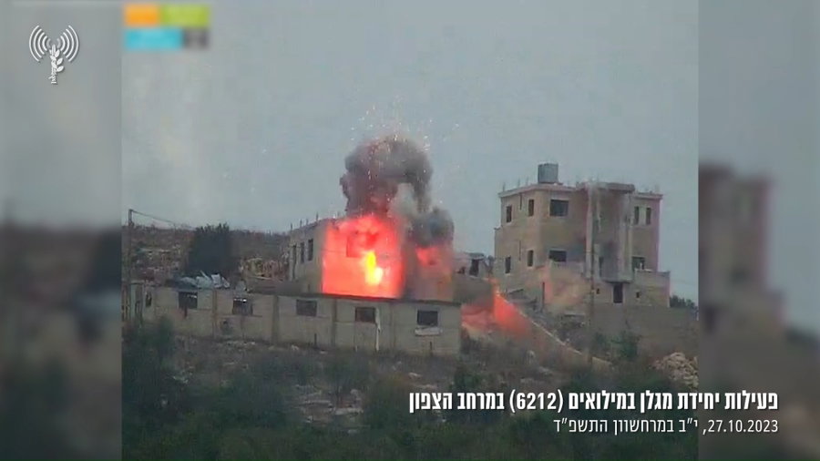 צפו בתקיפות צה"ל בדרום לבנון