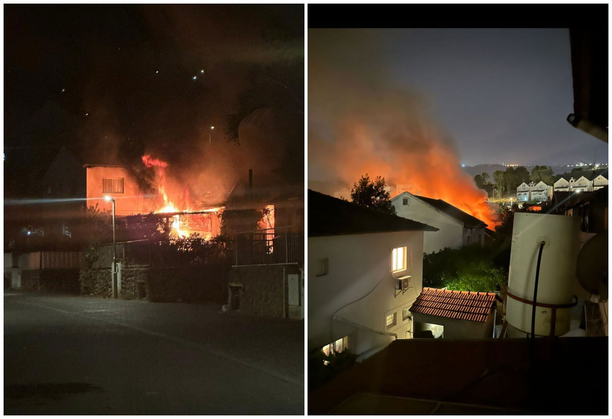 פגיעה ישירה בבית בקרית שמונה