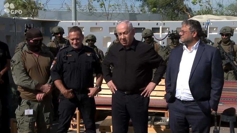 נתניהו עם לוחמי הגדעונים