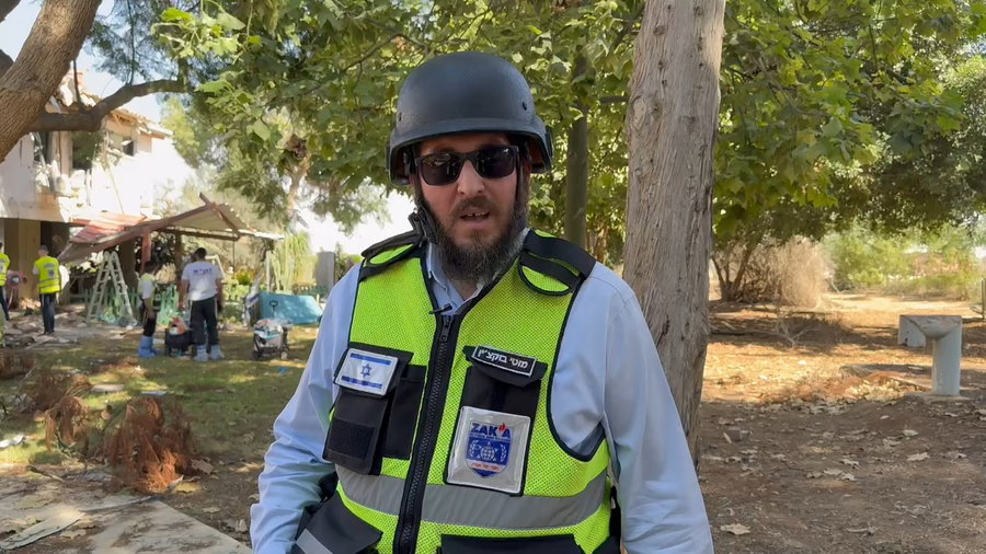 אחרי שהתאושש: מוטי בוקצ'ין חזר לאסוף את דם הנרצחים