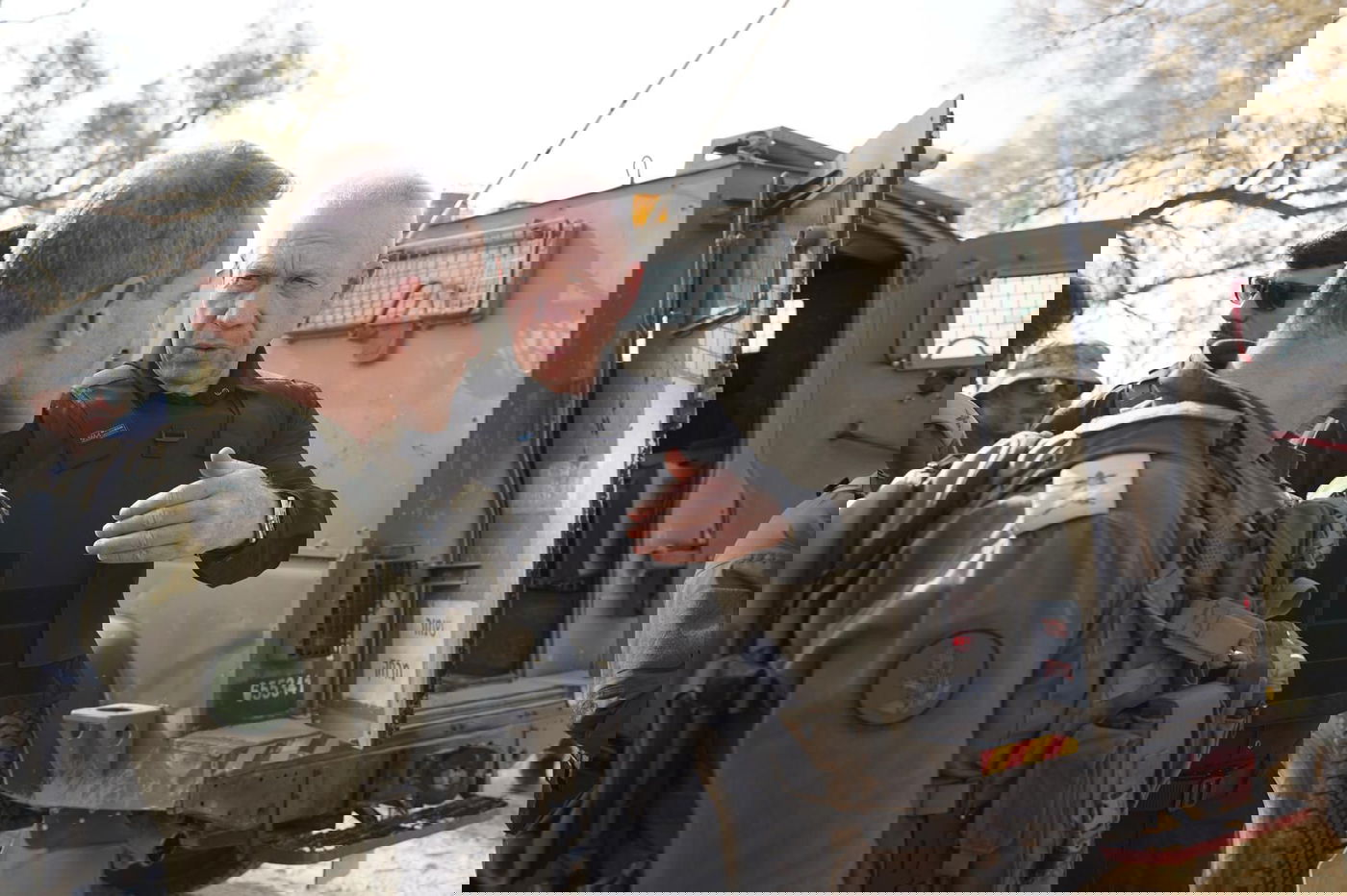 שר הביטחון גלנט בגבול הרצועה