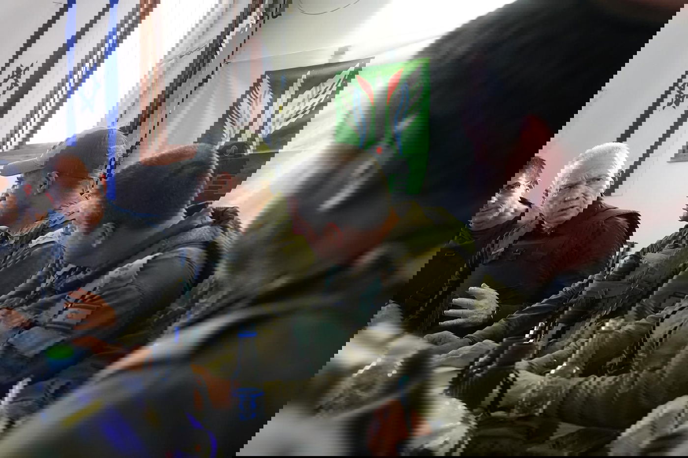 שר הביטחון גלנט בגבול הרצועה