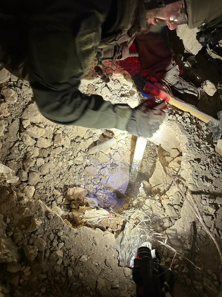 הפיר שהושמד על ידי לוחמי דובדבן