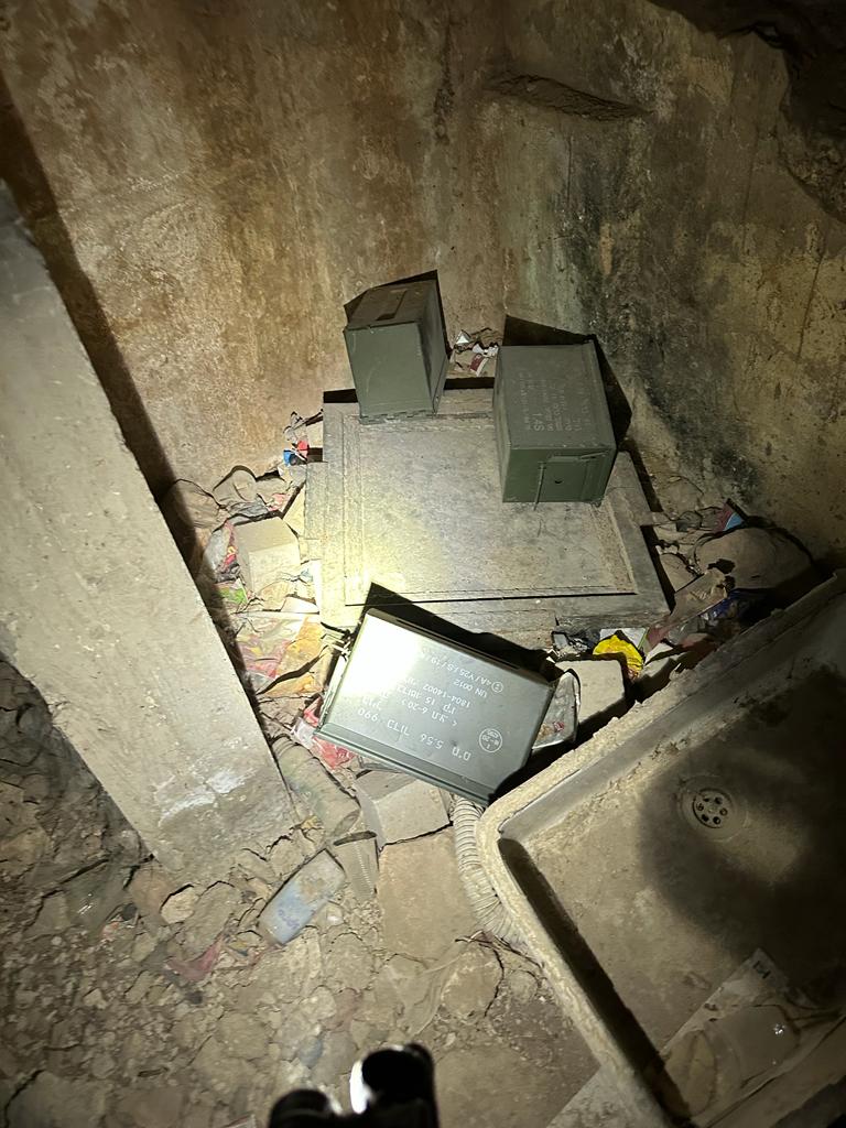 הפיר שהושמד על ידי לוחמי דובדבן