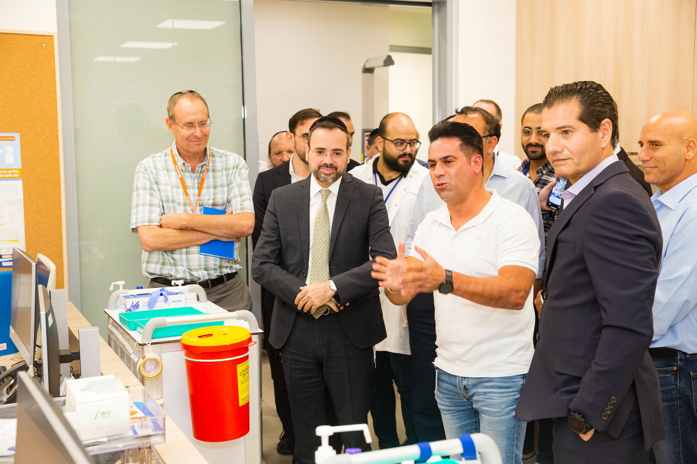 שר הבריאות הרב אוריאל בוסו בסיור מקיף במאוחדת מחוז ירושלים.