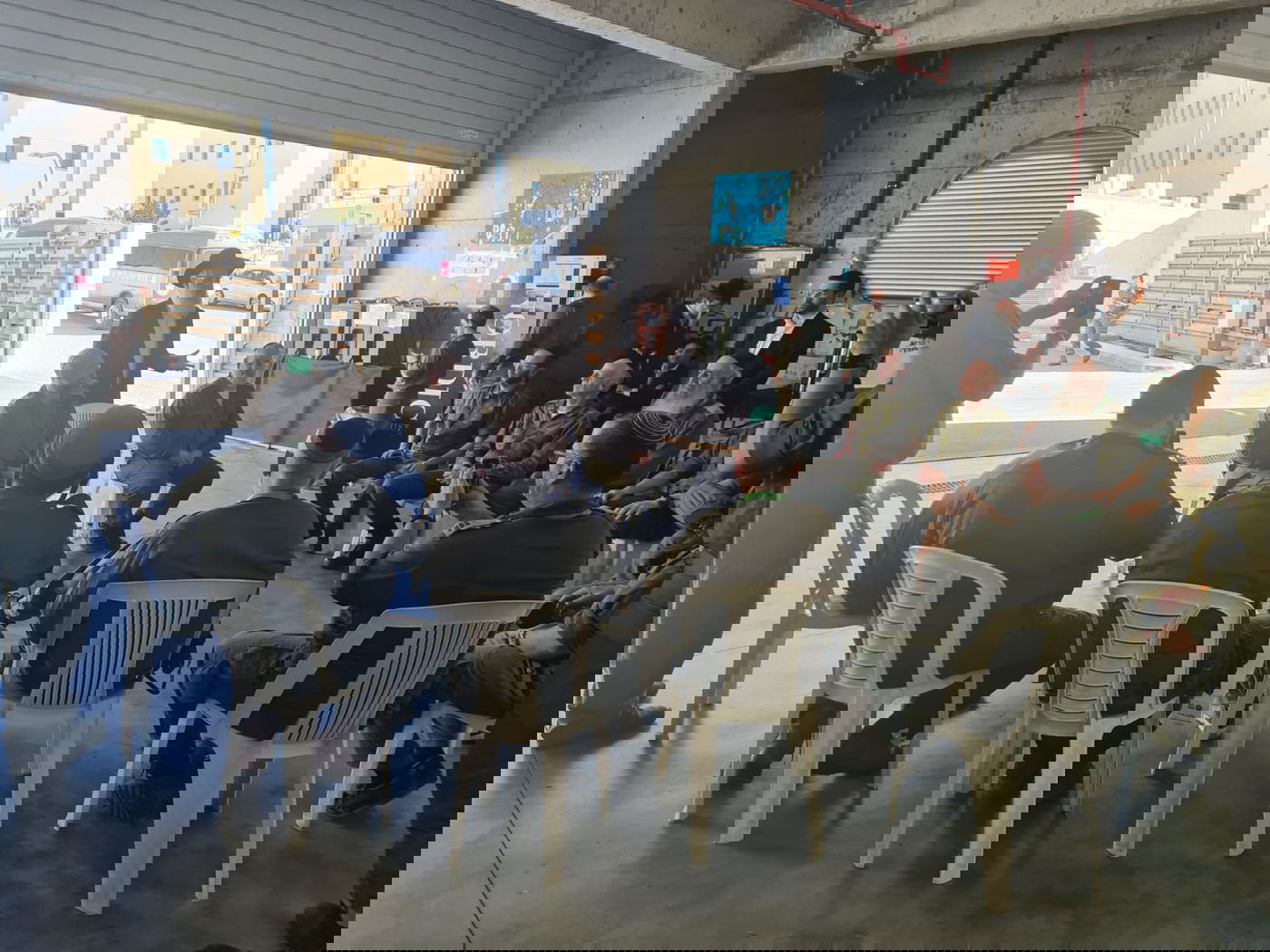 בשיעור הלכתי במחנה שורה