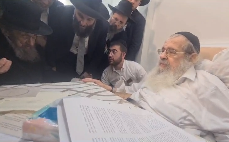 "שאימת הדין לא תהיה מתוחה" | הגר"ד לנדו ב'ביקור חולים' אצל הגר"ב ויסבקר 