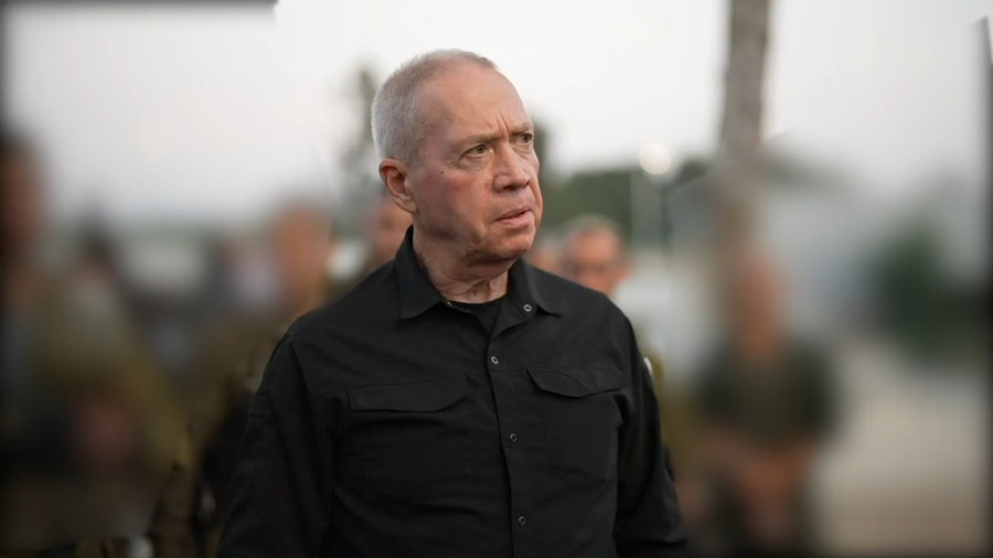 גלנט עם הלוחמים