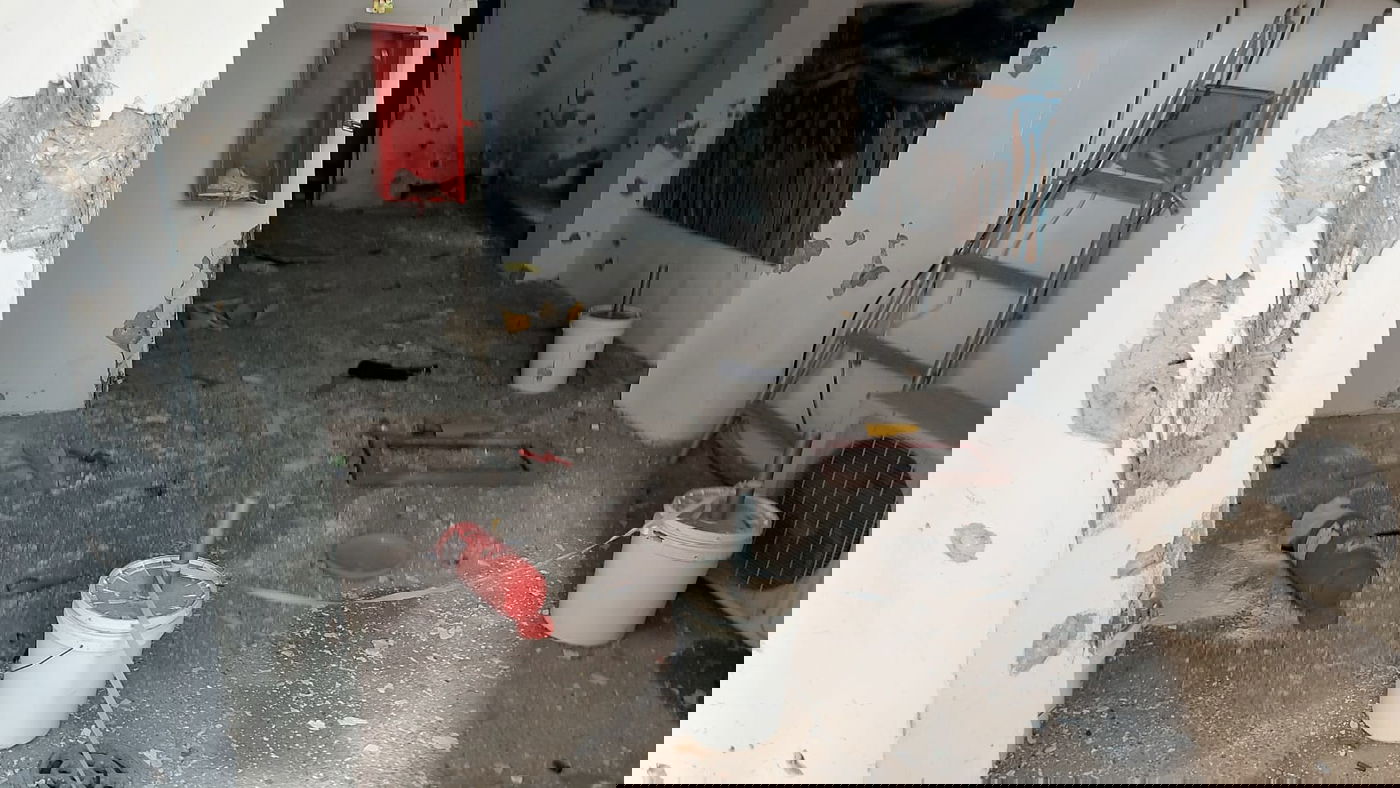 הכניסה לחמ"ל. כאן התנהל קרב על המקום