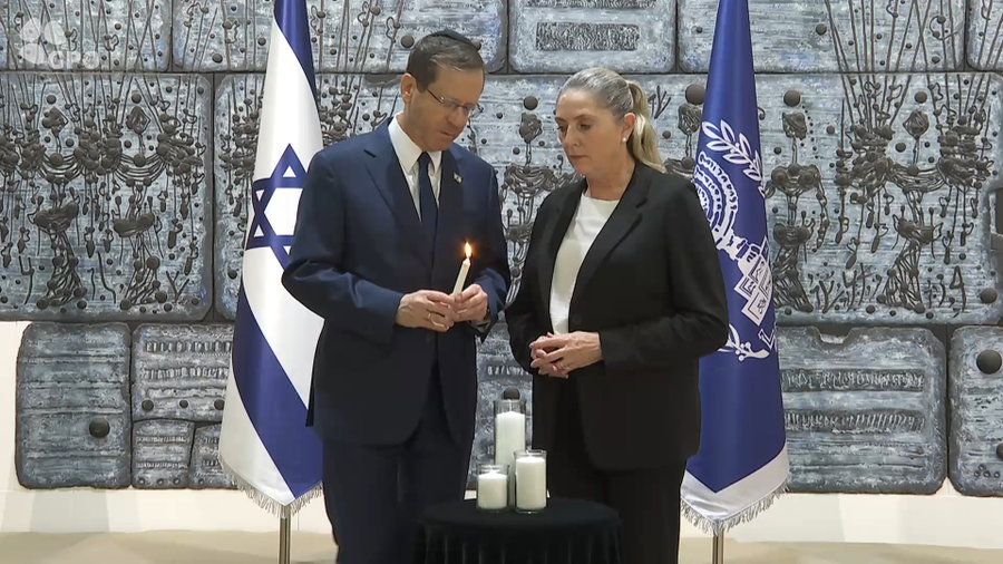 צפו: נשיא המדינה ורעיתו