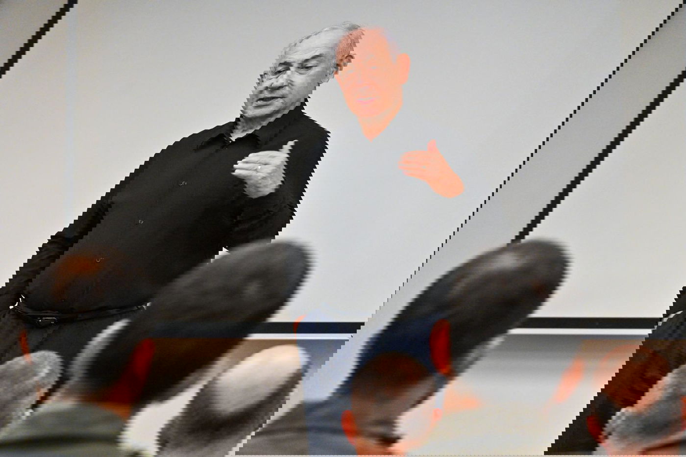 נתניהו בבסיס חיל האוויר