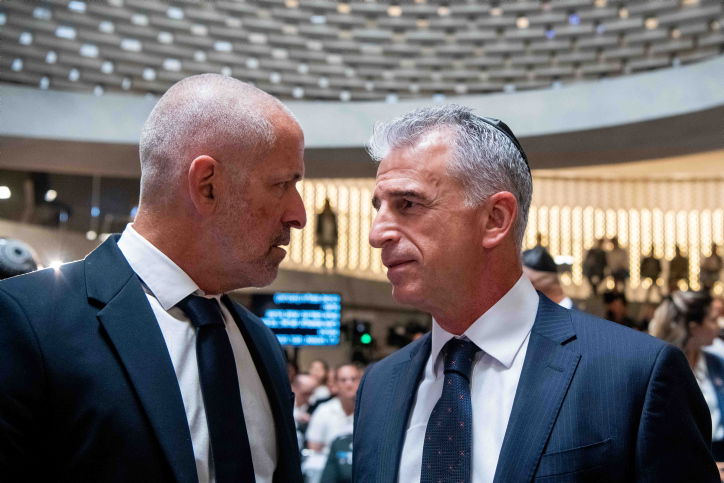 ראש המוסד דדי ברנע עם ראש השב"כ רונן בר 