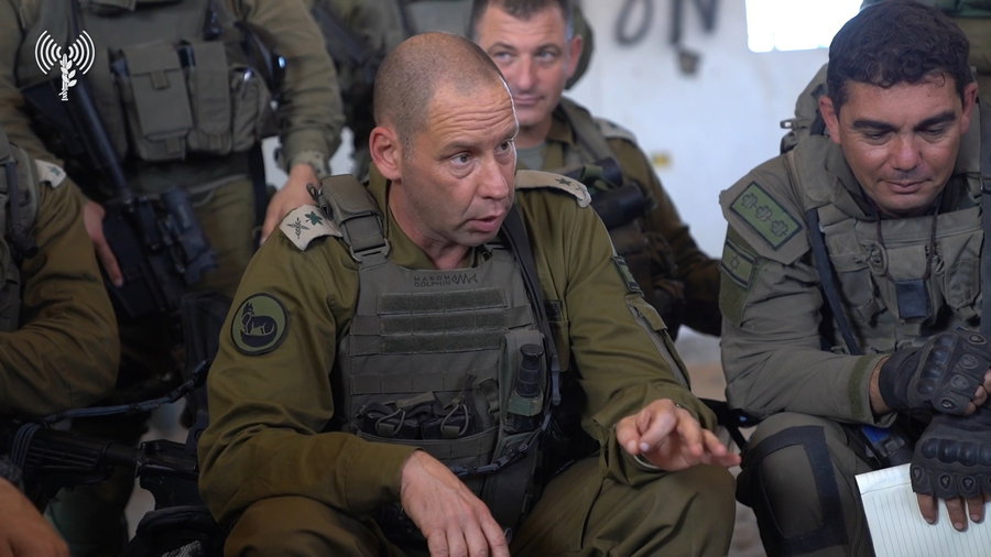 מפקד פיקוד דרום בהערכת מצב 