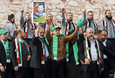 ראשי חמאס חאלד משעל ואיסמעיל הנייה