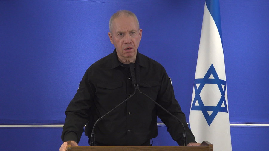 ההצהרה של שר הביטחון יואב גלנט