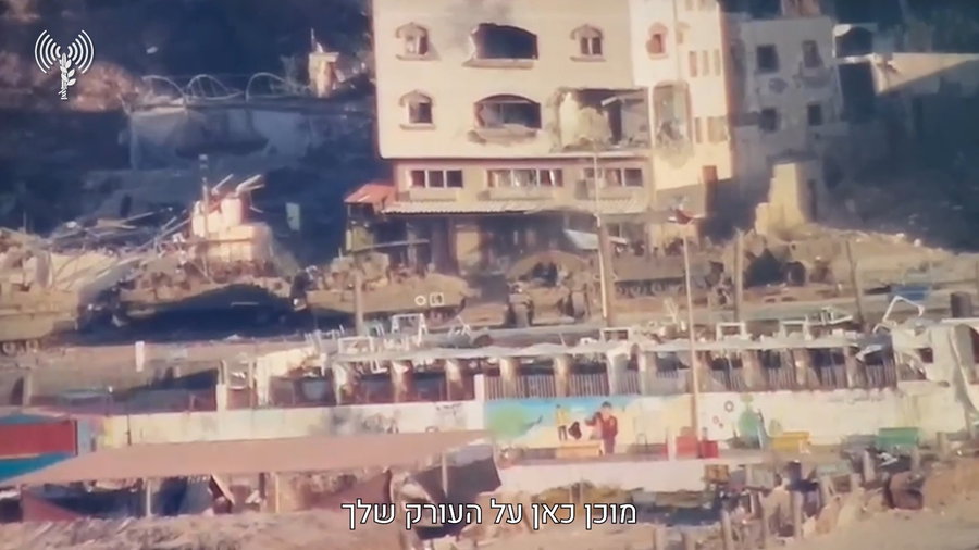 תיעוד מסיוע כוחות זרוע הים לכוח גולני